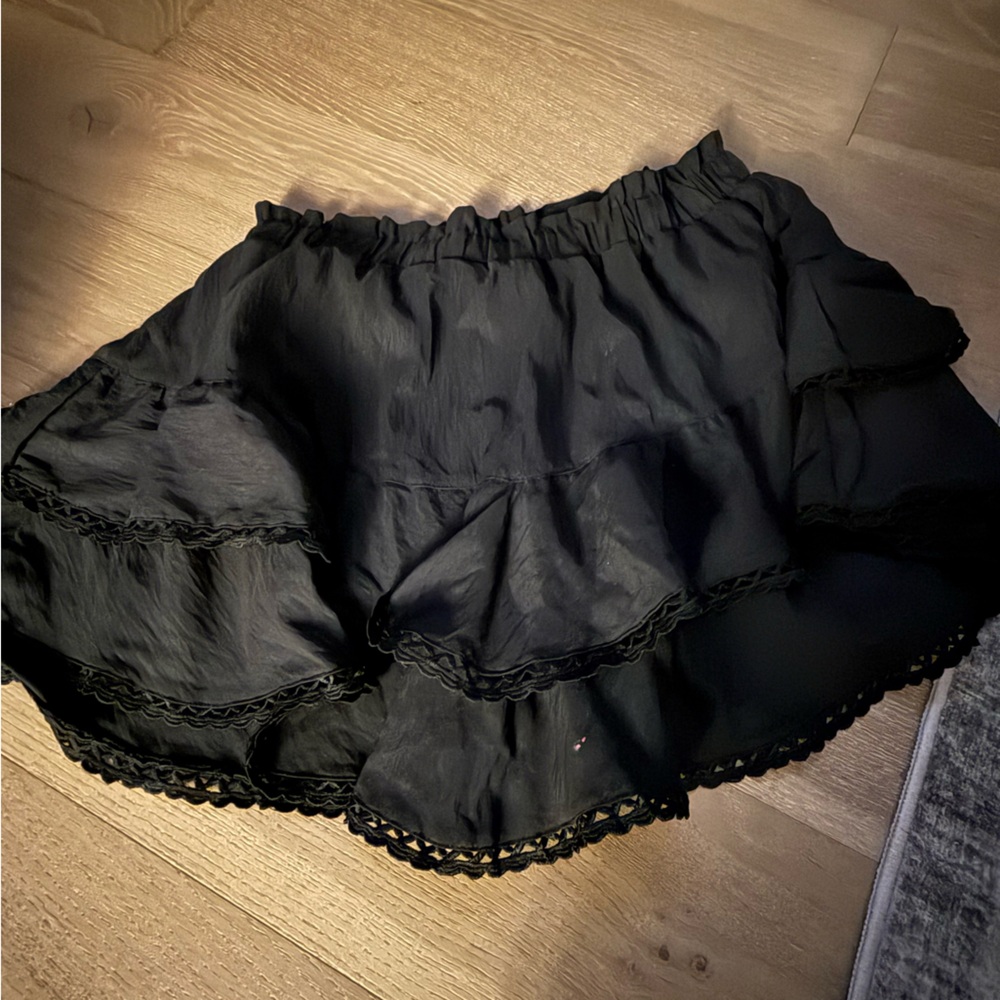 Chic Black Women's Skort